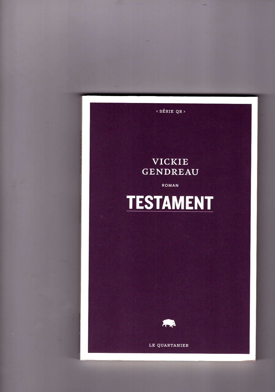 GENDREAU, Vickie - Testament